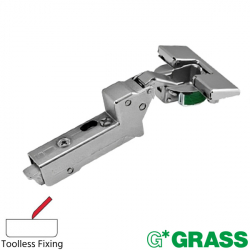 Grass Tiomos 110 Degree Inset Toolless Impresso Hinge