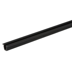 Plastic Sliding Door Cupboard Bottom Track Black