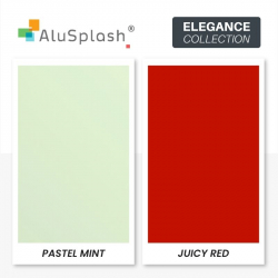 AluSplash Pastel Mint & Juicy Red