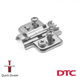 DTC C81 Hinge Mounting Plate with Expanding Dowels