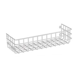 Surface Mount Wire Spice Basket White