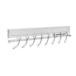 Pull Out Deluxe Tie Rack 350mm Chrome