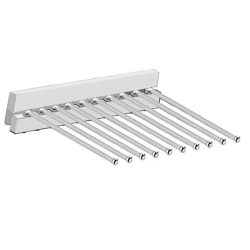Sliding Deluxe Trouser Rack Chrome