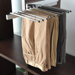 Sliding Deluxe Trouser Rack Chrome
