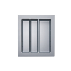 Utensil Tray Insert Grey Gloss suits Drawer 500mm
