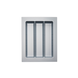 Utensil Tray Insert Grey Gloss suits Drawer 450mm