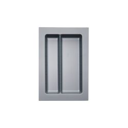 Utensil Tray Insert Grey Gloss suits Drawer 400mm