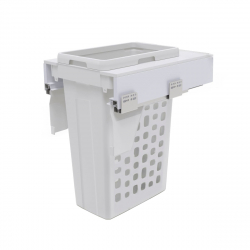 Pull Out Laundry Basket to suit 400mm Cupboard 1 x 35L Basket 