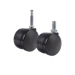 50mm Black Plastic Unhooded Castor