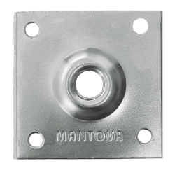 Mantova Adjustable Steel Furniture Leg Fixing Plate