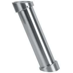 Brushed Stainless Breakfast Bar Support Leg Angled