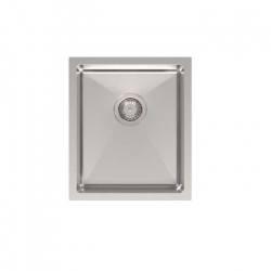 Platinum 385mm Stainless Steel Sink Single Bowl Inset or Undermount