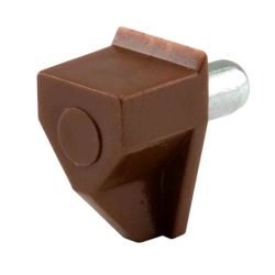 Brown Plastic Shelf Support Pin