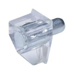 Clear Plastic Shelf Support Pin