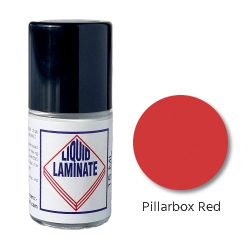 Liquid Laminate benchtop repair touch up bottle Pillarbox Red