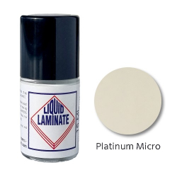 Liquid Laminate benchtop repair touch up bottle Platinum Micro