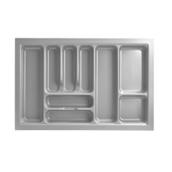 Cutlery Tray Insert Grey Gloss suits Drawer 800mm