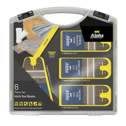 Aplha 8 Piece Multitool Blade Set