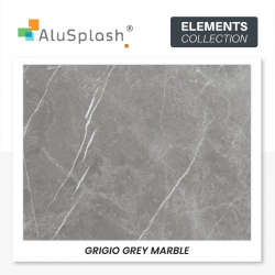 AluSplash Splashback Grigio Grey Marble