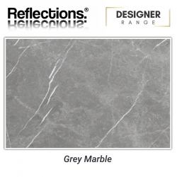 Reflections Splashback Grey Marble