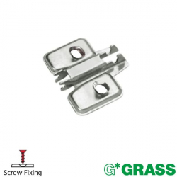 Grass Nexis Screw-On Hinge Mounting Plate